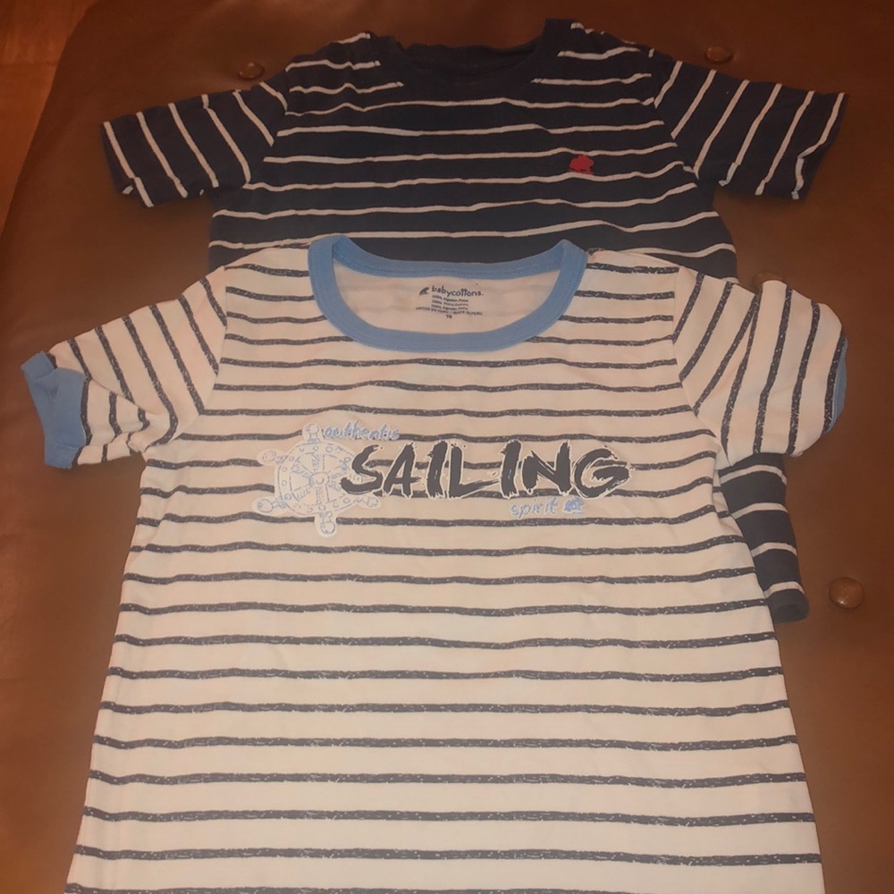 2 baby cottons Pima cotton shirts.